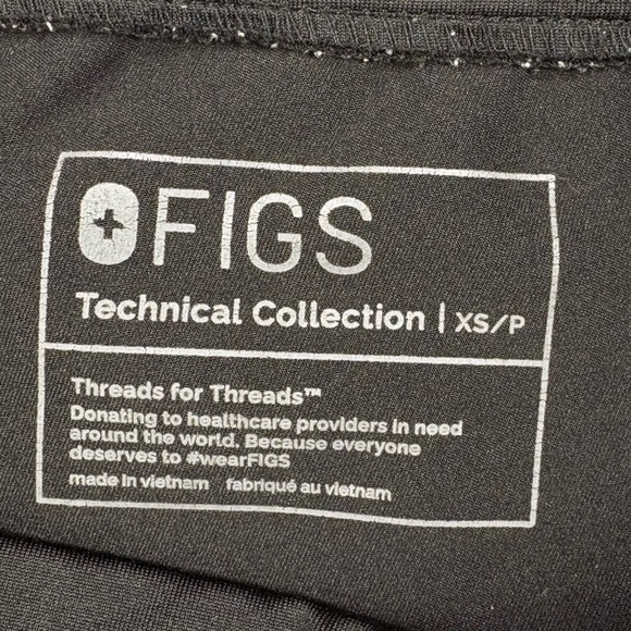 Figs Women’s Black Zamora Jogger Scrub Pants | Size XSP - Picture 10 of 10